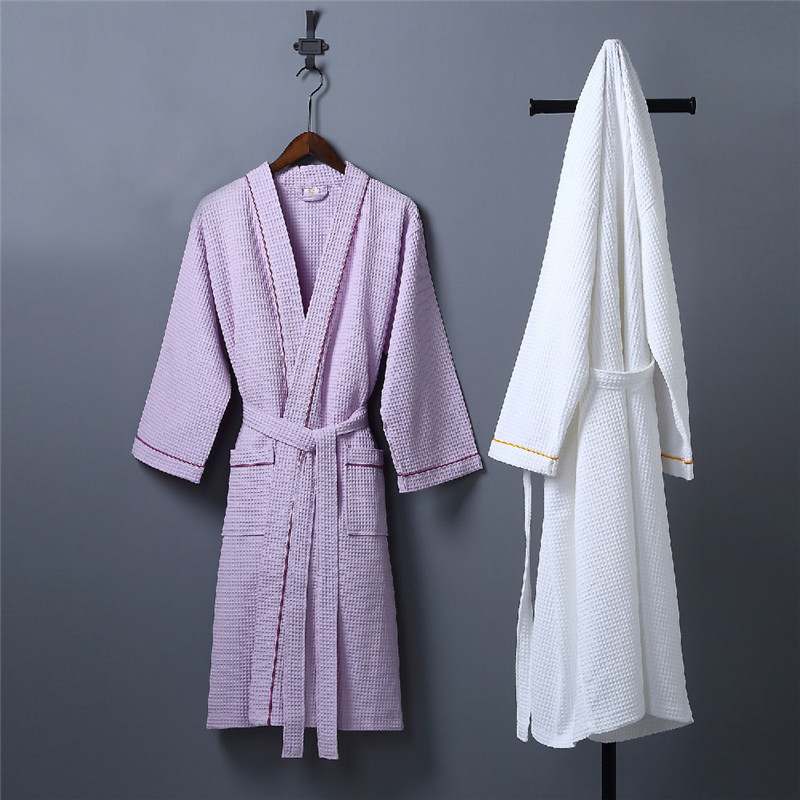 Hotel/Spa Robes Women Man Waffle