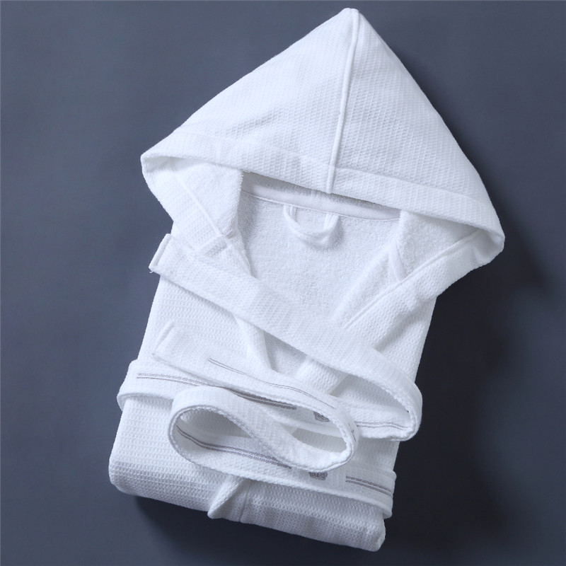 Long Bathrobes White Cotton