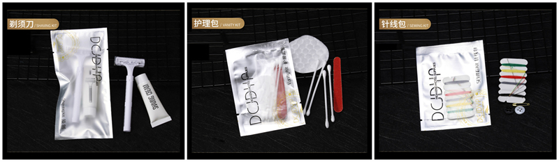 Disposable Dental Kit Bathroom amenities 7 pcs