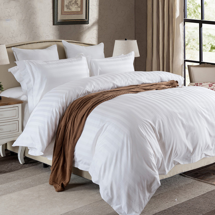 Egyptian Cotton Bedding Set 600 Thread Count White