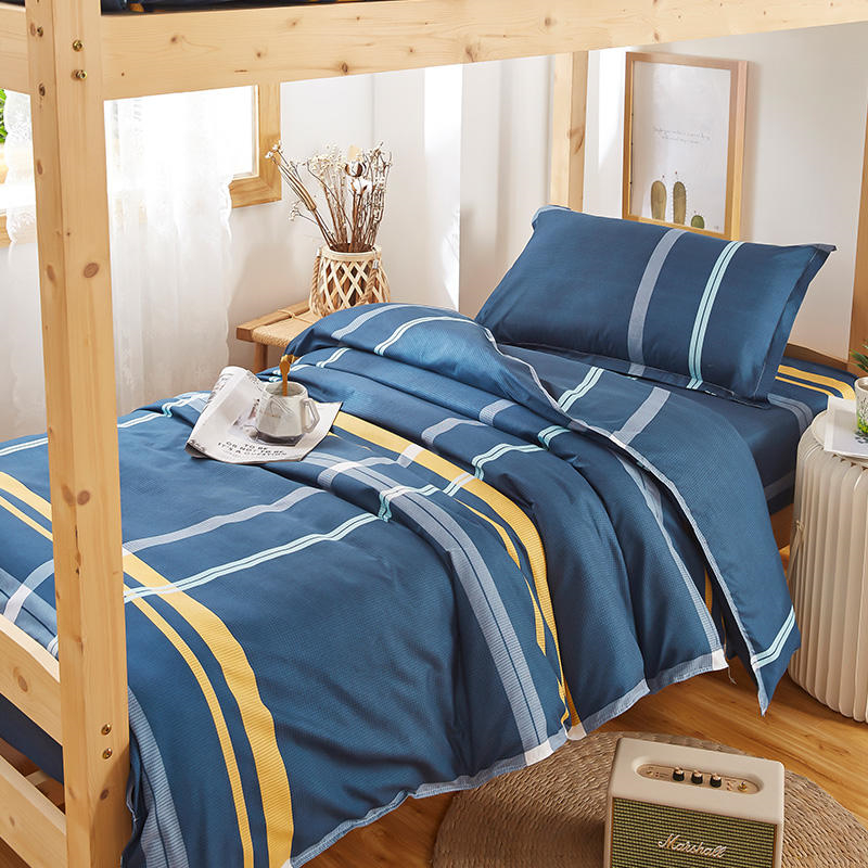 Blue Color Stripe Sheets Set