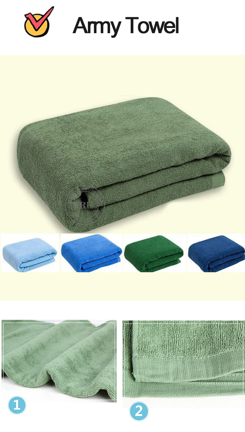 Malta Military Green Bath Towel