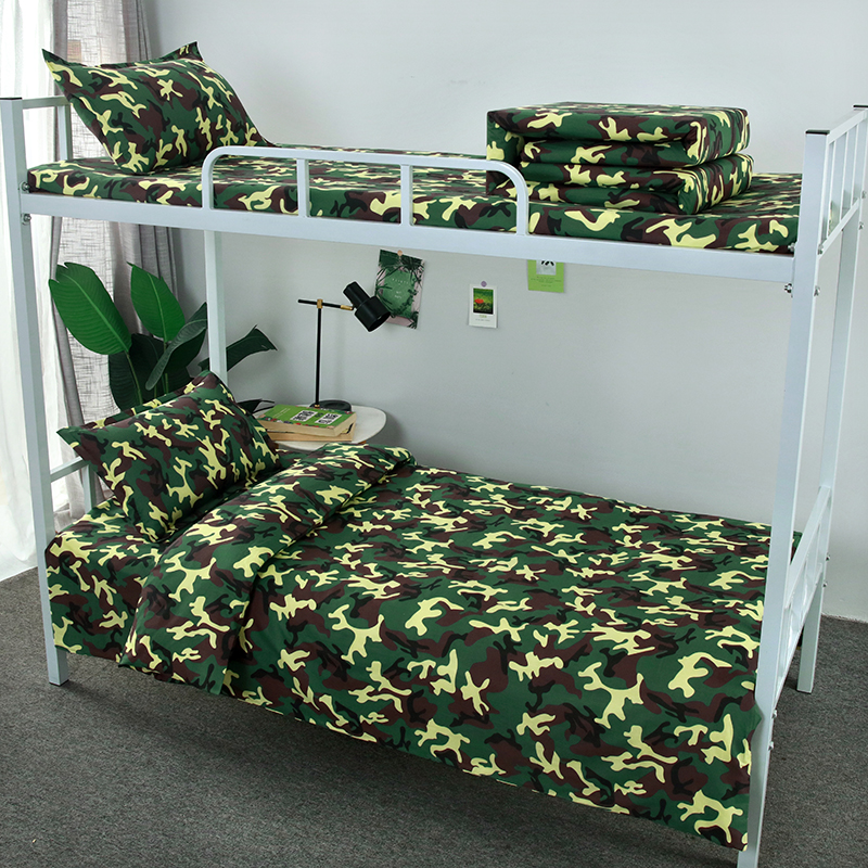 Troops Camouflage Bed Cover Sheet