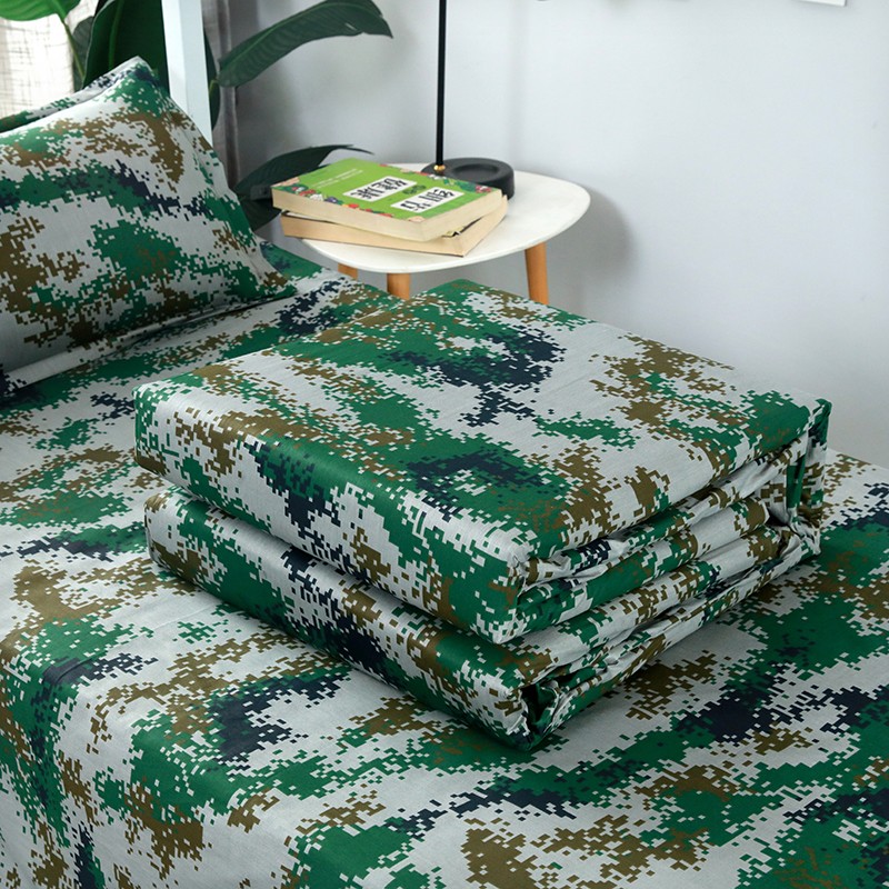Soldiers Camouflage Bed Sheet Set