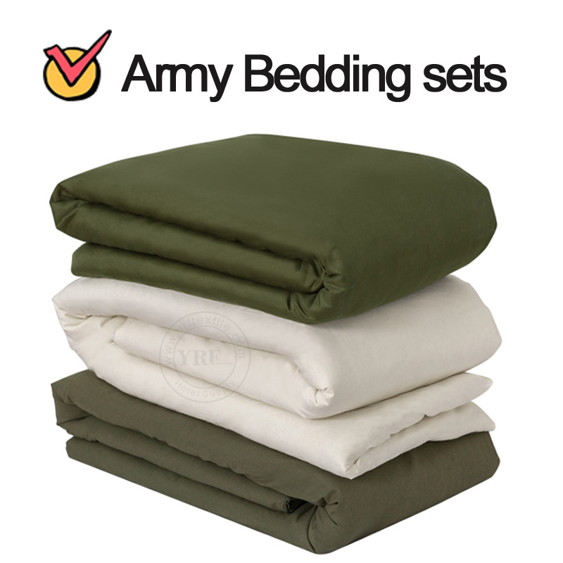 Military Solid Colours Bed Set