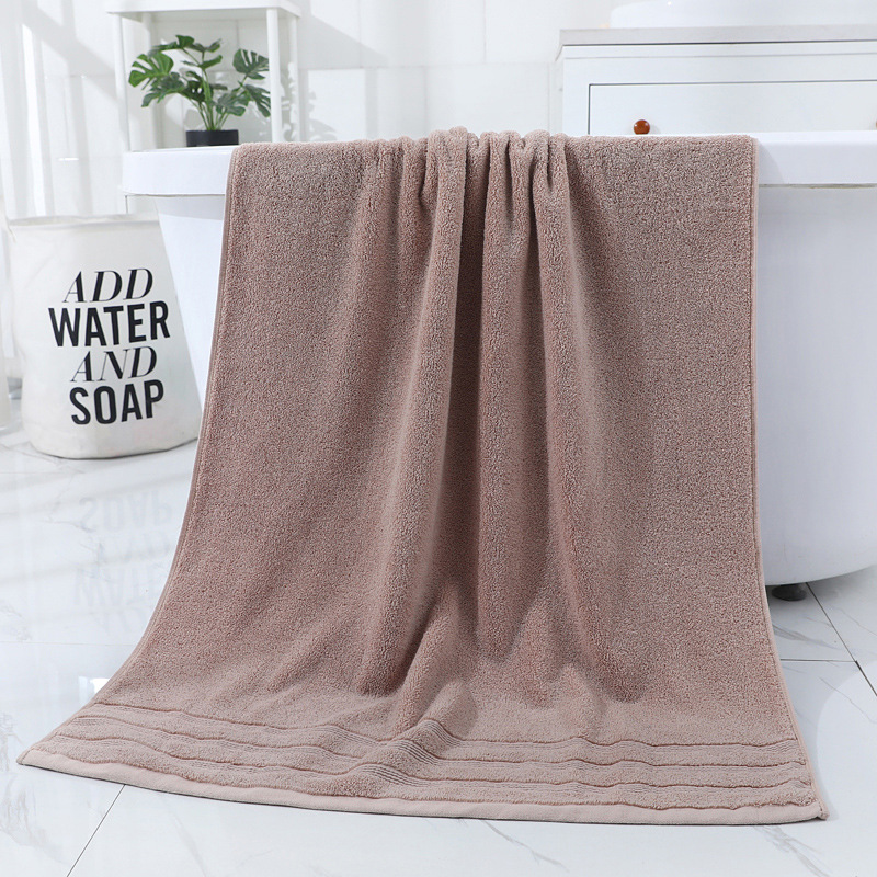 Wholesale Custom 70*140Cm Towel Cotton Soft Luxury Hotel Grey And