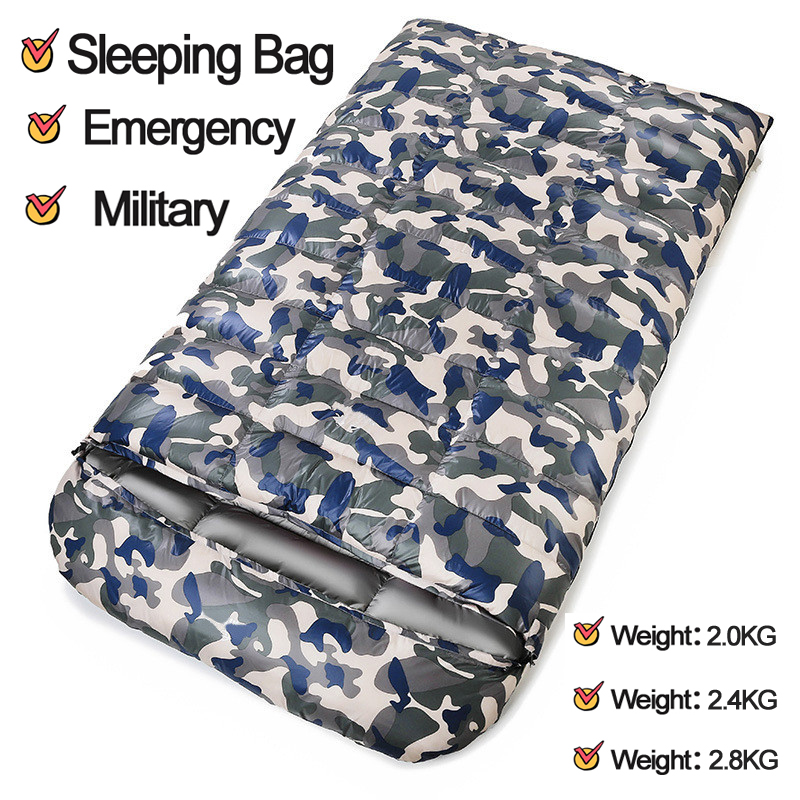 Mummy Style Down Camping Sleeping Bag With Stuff Sack -15c