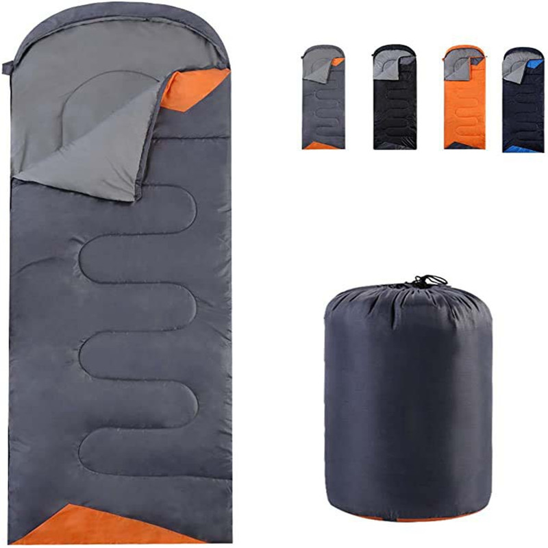 Custom Logo Waterproof Camping Sleeping Bags All Season Cotton Sleeping Bag