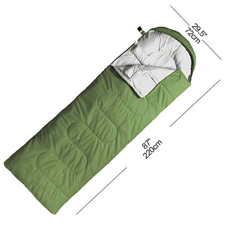 Outdoor Cmping Hiking Filling 400g Goose Down Mummy Ultralight Sleeping Bag