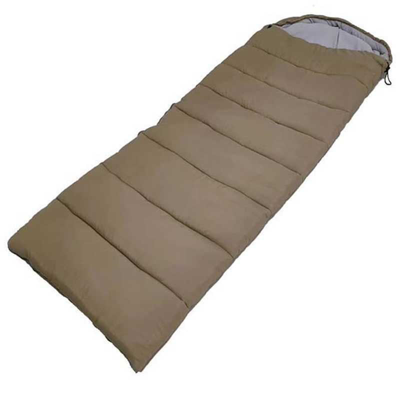 Luxury Recycled Fabric Mummy Cotton Cold Weather Sleeping Bag For Extreme Cold Weather
