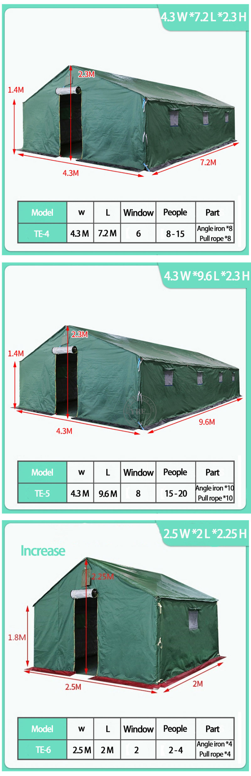 Custom Double Camping Tents