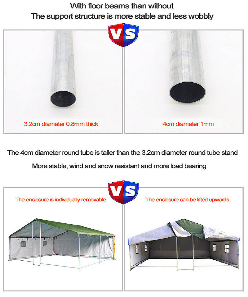 4x4 Meter Double Fly, Single Fold Relief Tent