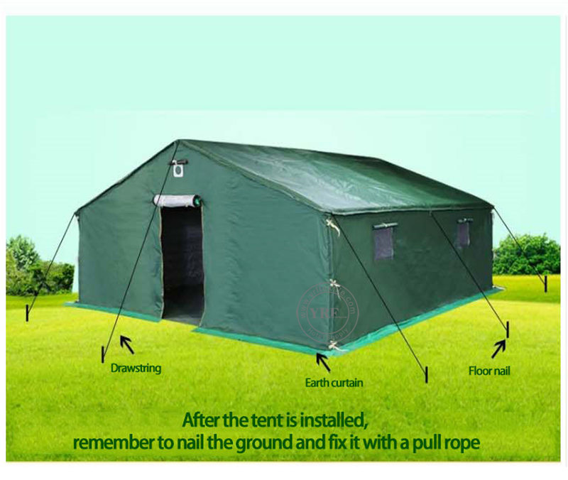 Waterproof Aluminum Outdoor Camping Square Frame Pop Up Tent