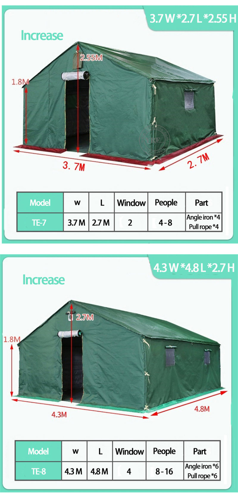 Outdoor Water Proof Double Layer Tents