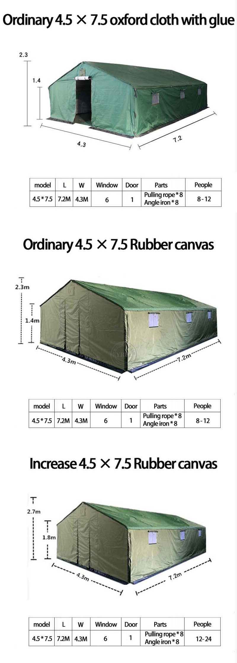 Outdoor Camping Hammock Rain Fly Tent