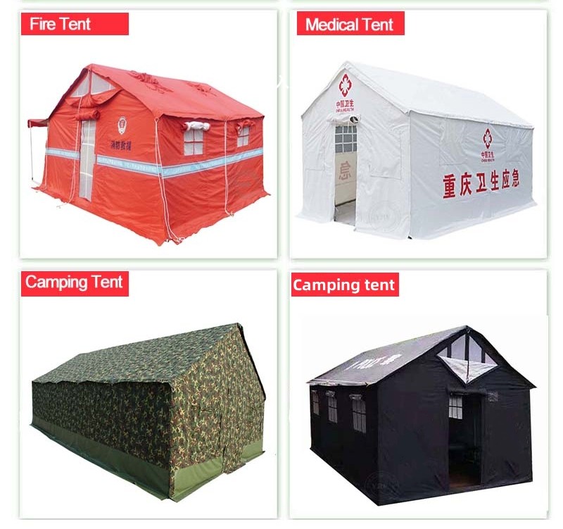 Outdoor Inflatable Disaster Relief Refugee Tent