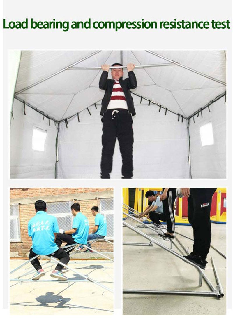 Outdoor Gas Tube Medical Tent For Field Hospital