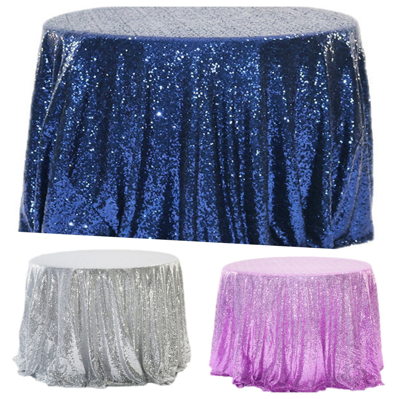 Shimmery Polyester White Jacquard Table Cloths