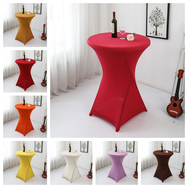 Stretch Round Wholesale Wedding Hotel Event Banquet Decorative Spandex Table Cover