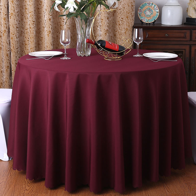Polyester Soft And Comfortable Wedding Tablecloth