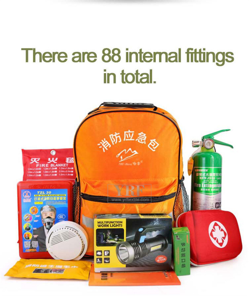 Emerg Fire Emergency Kit Fire Rescue Empty First Aid Bag