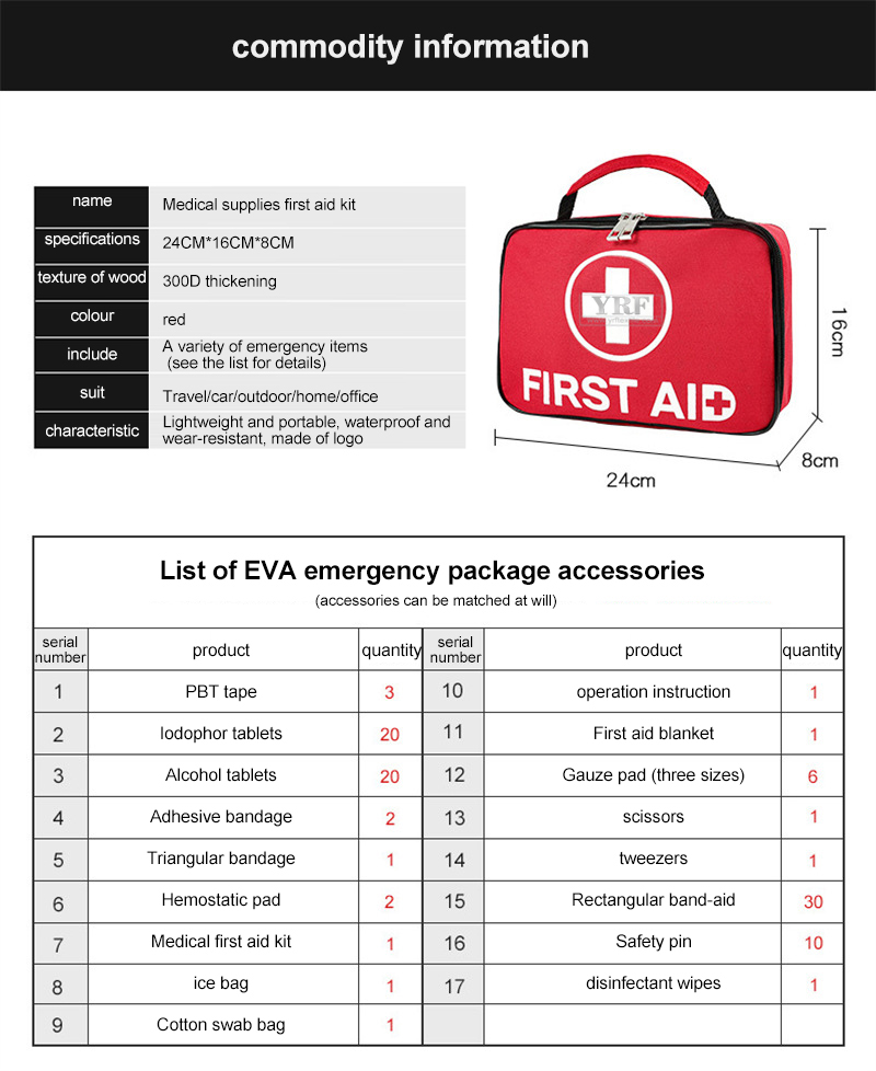 Custom Logo First Aid Kit