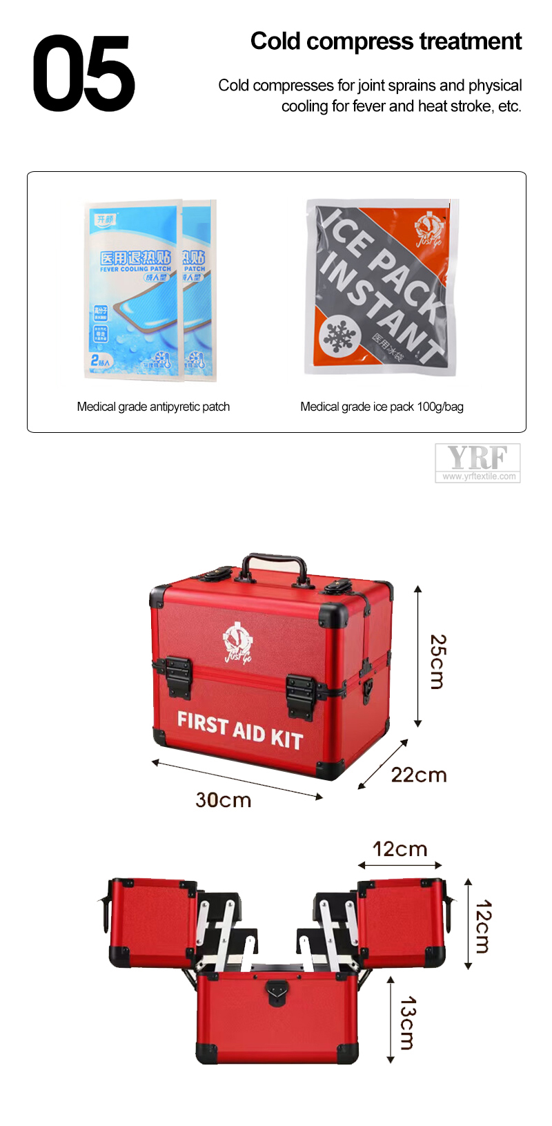 Medical hotel Emergency OEM Customized first aid kit for car