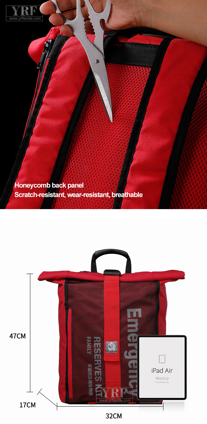 Wholesale Waterproof Survival Trauma Medical Bag First Aid Kit