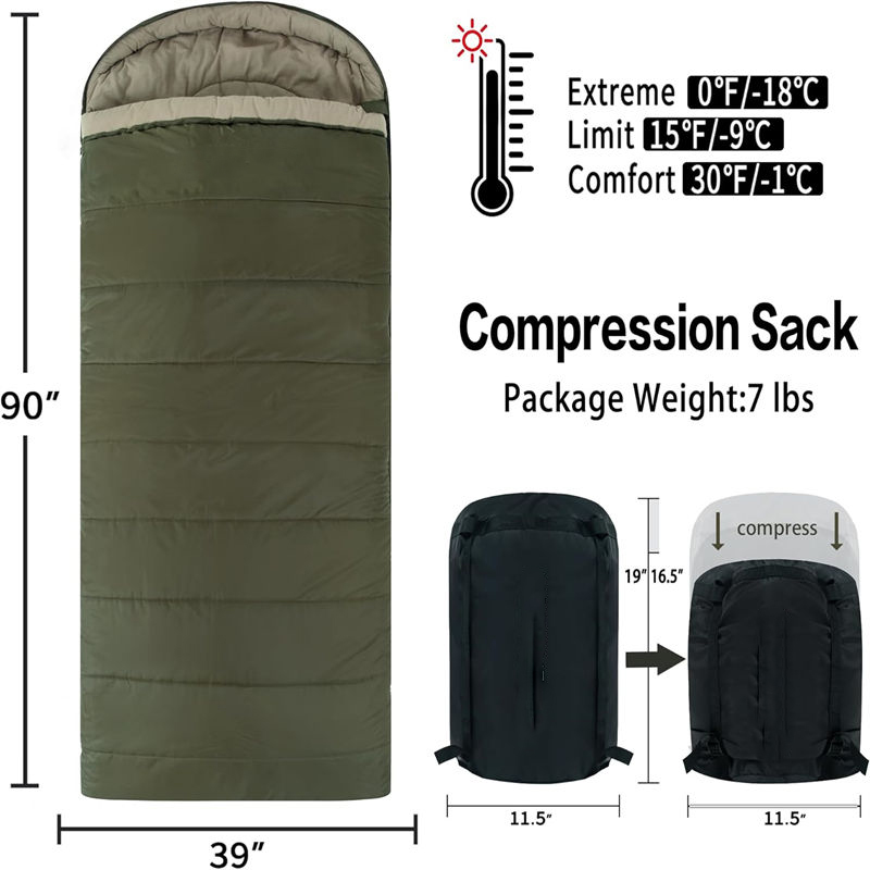 Emergency relief project sleeping bag 