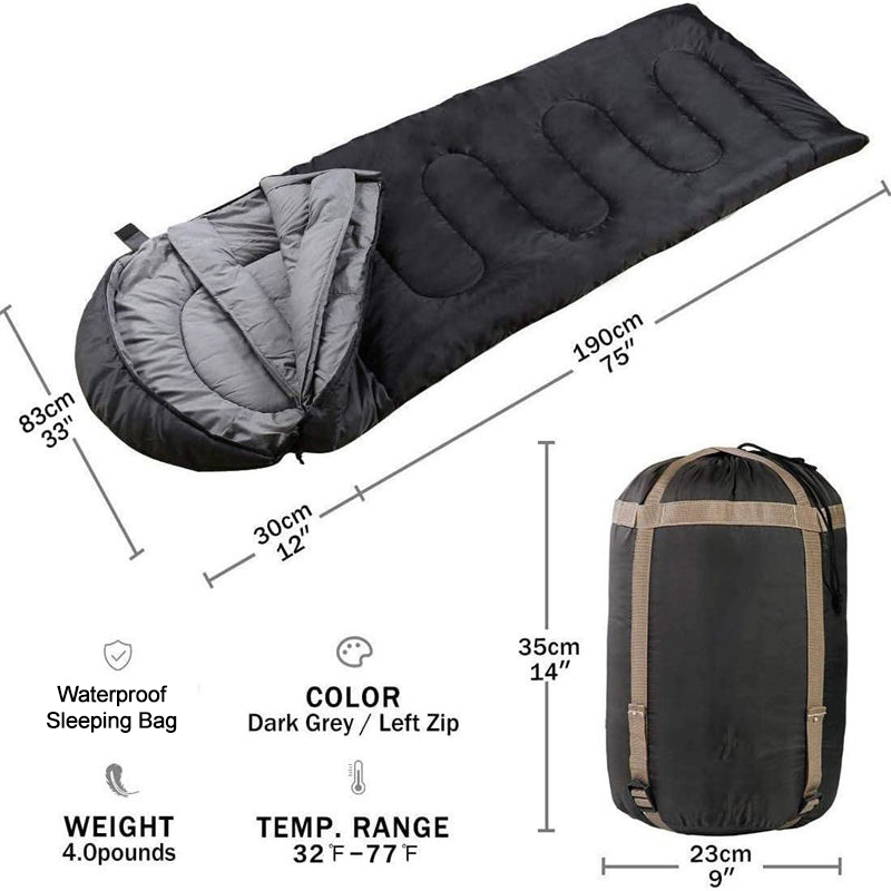 2KG waterproof sleeping bag
