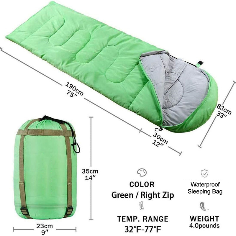 33×86.6 inches moisture proof sleeping bag