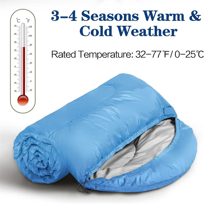 Ripstop fabric polyester sleeping bag