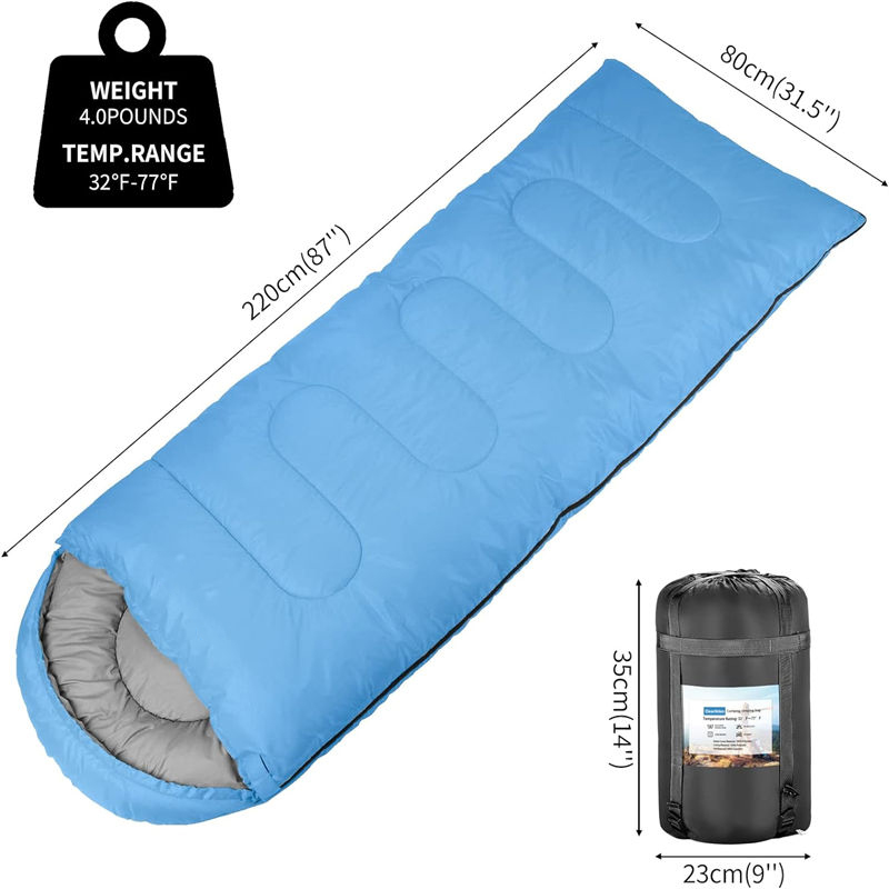 290T polyester Ripstop sleeping bag 