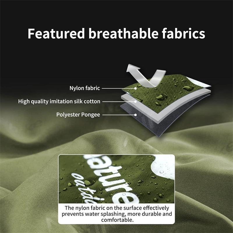 Breathable sleeping bag military
