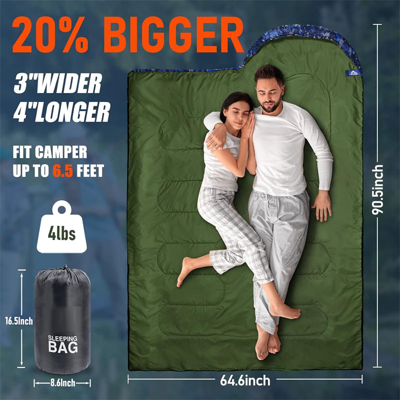 Emergency queen sleeping bag