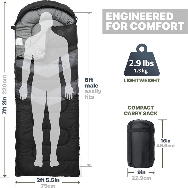 Lightweight sleeping bag