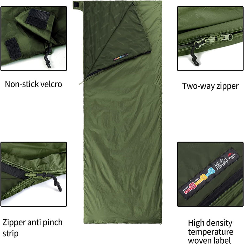 80g/m² ultralight sleeping bags