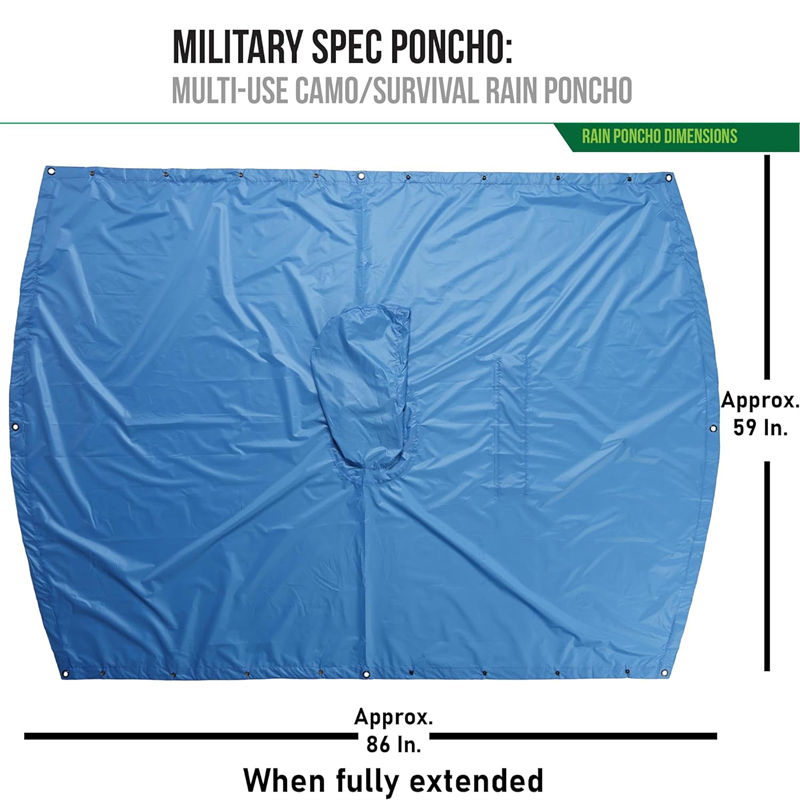 Rain Poncho Liner Reserve Materials