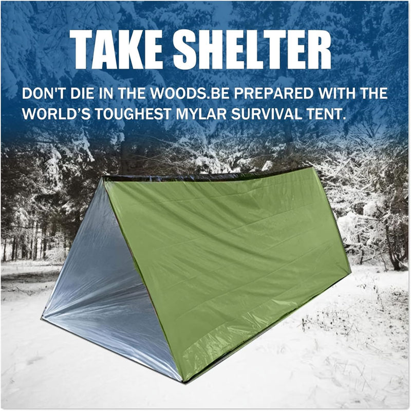 Emergency tent for outdoor activities