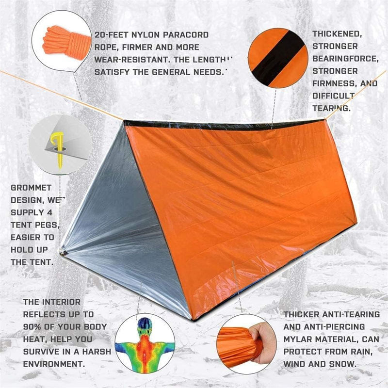 Compact Emergency Tent - Easy to Transport