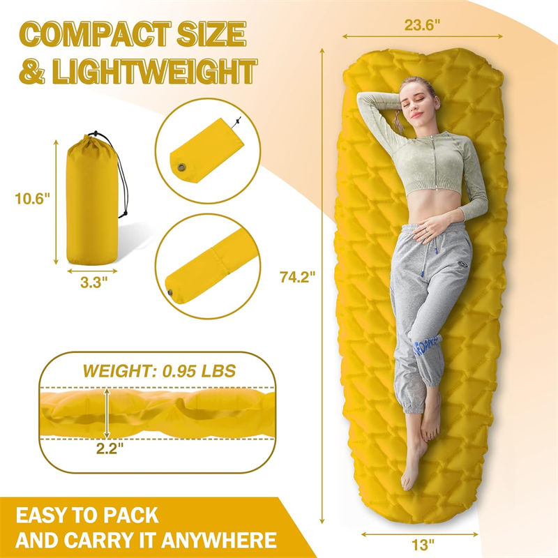 China Manufacturer Lightweight Inflatable Sleeping Pad