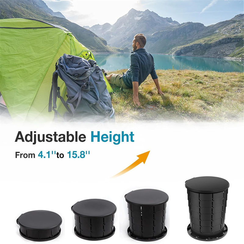 Lightweight portable toilet