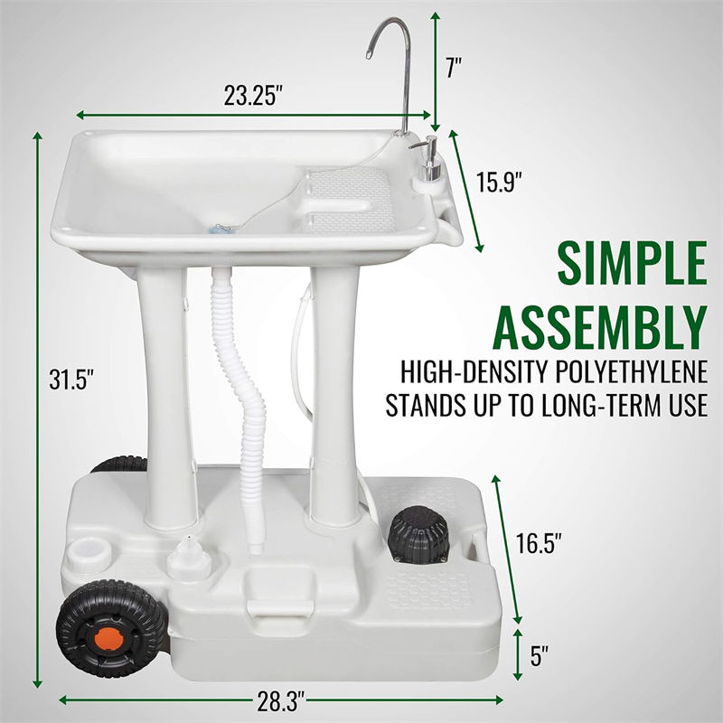 28.3*16.5*5 inches Civil Emergency Hand Wash Basins