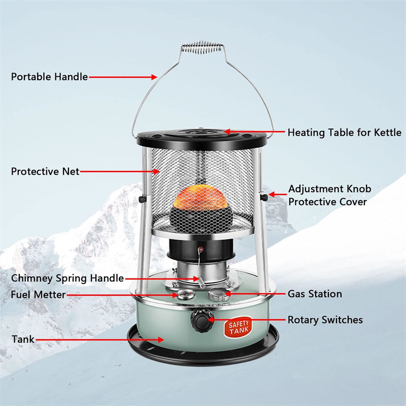 4.5L Military Safety Kerosene Stove Heater