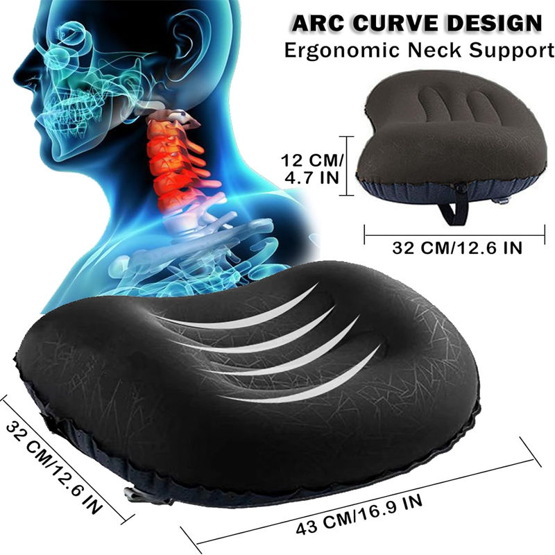 Ergonomic Relief Rescue Inflatable Pillow 