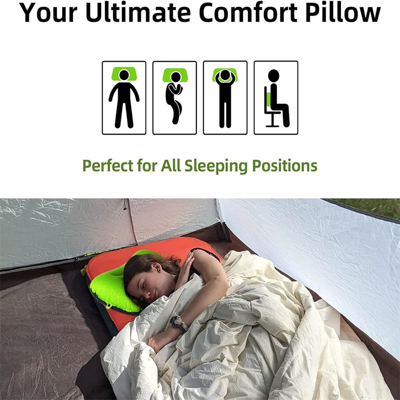 Charitable Giving Ergonomic Inflatable Pillow
