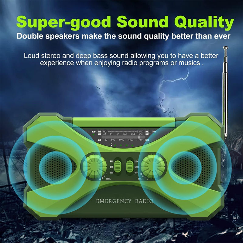 1.1lbs Flood Relief Durable Radio