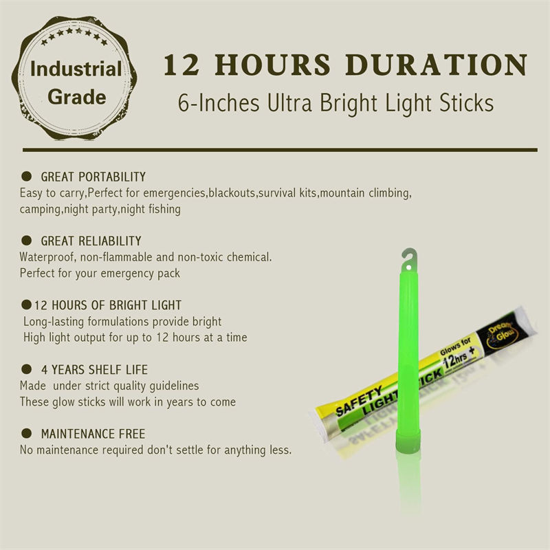 Fire Emergency Glow Stick Plastic