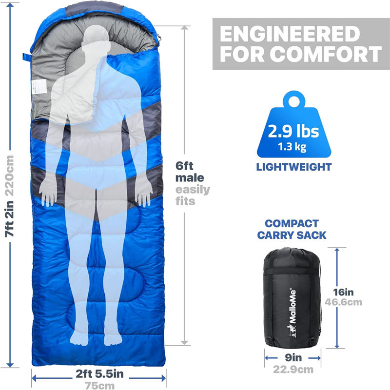 High-Quality Military Blue Sleeping Bag Materials - YRF