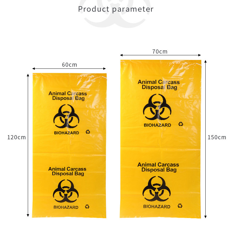 Yellow Infectious Waste Specialized Bag